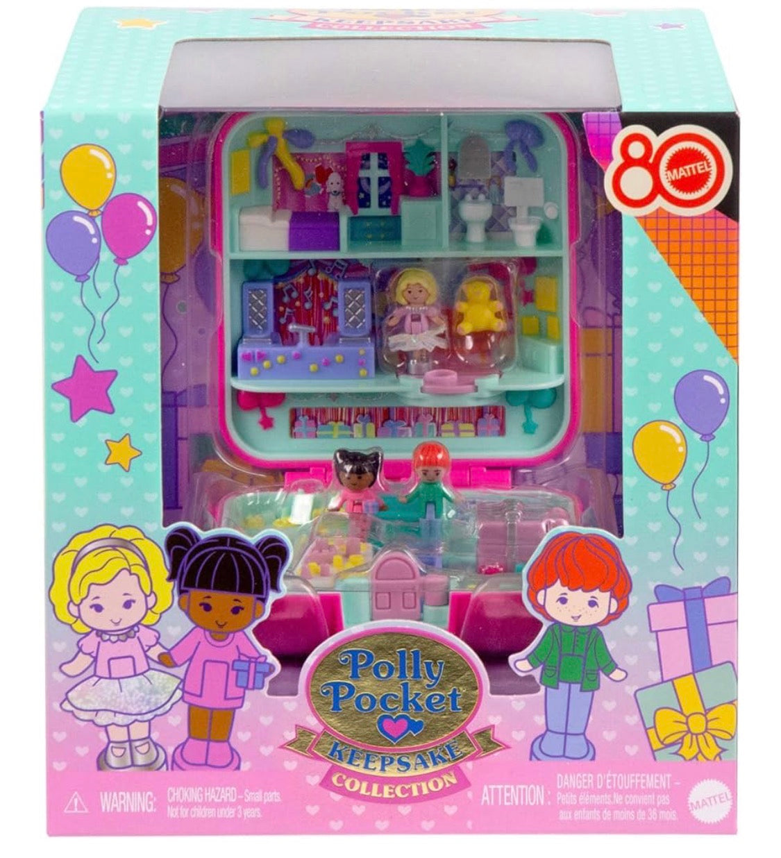 Polly Pocket Heritage Compact Playset 80th Anniversary