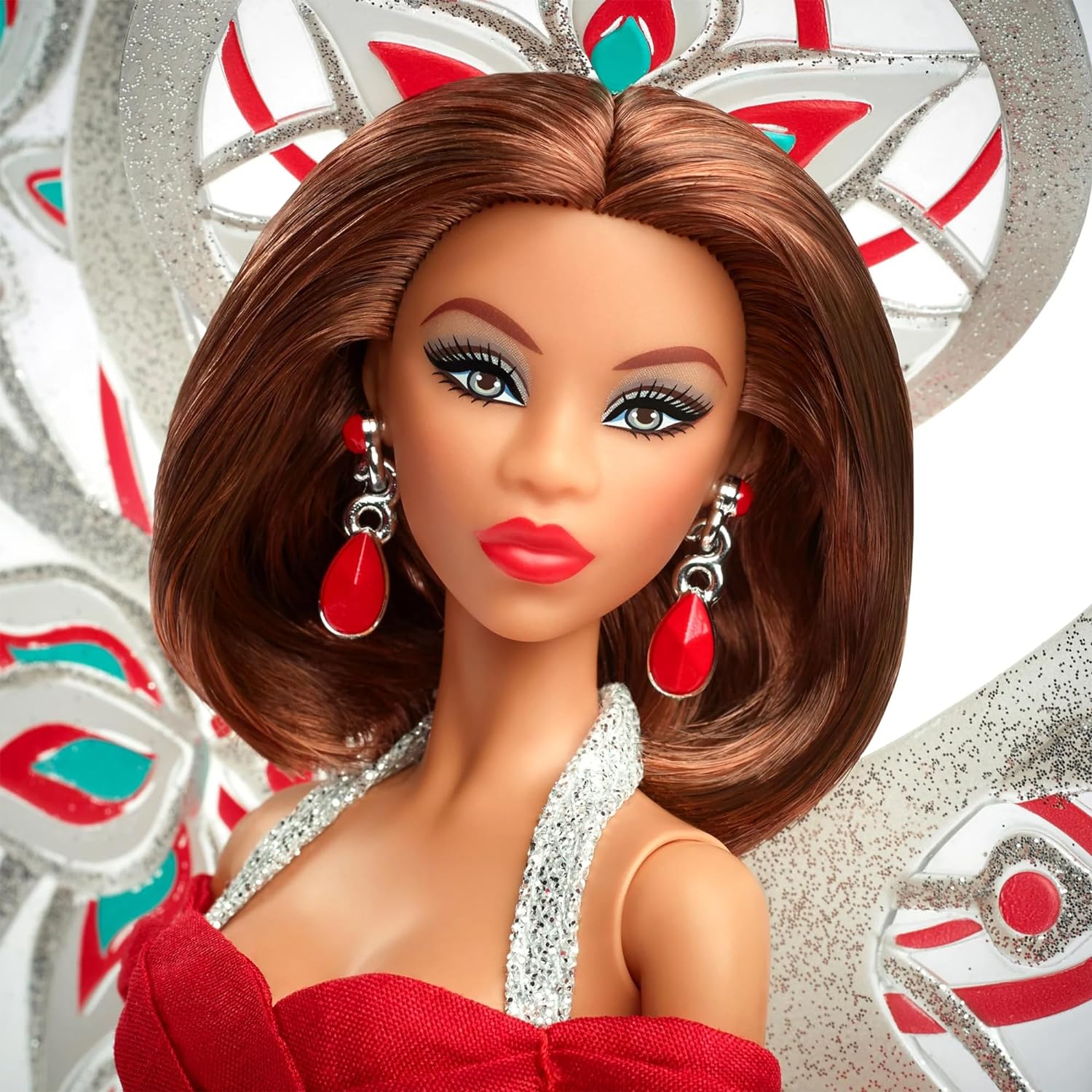 Barbie Signature X Bob Mackie 2023 Holiday Angel Doll image 0