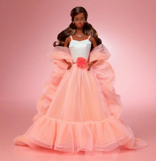 Barbie Signature Peaches n Cream Barbie Brunette Repro Doll image 1