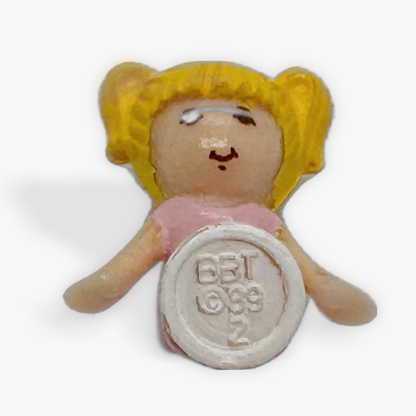 1989 Polly Pocket Polly’s Flat Tina Doll image 1