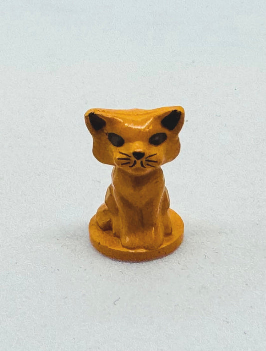1989 Polly Pocket Ginger Cat Figure - Button's Animal Vet image 0