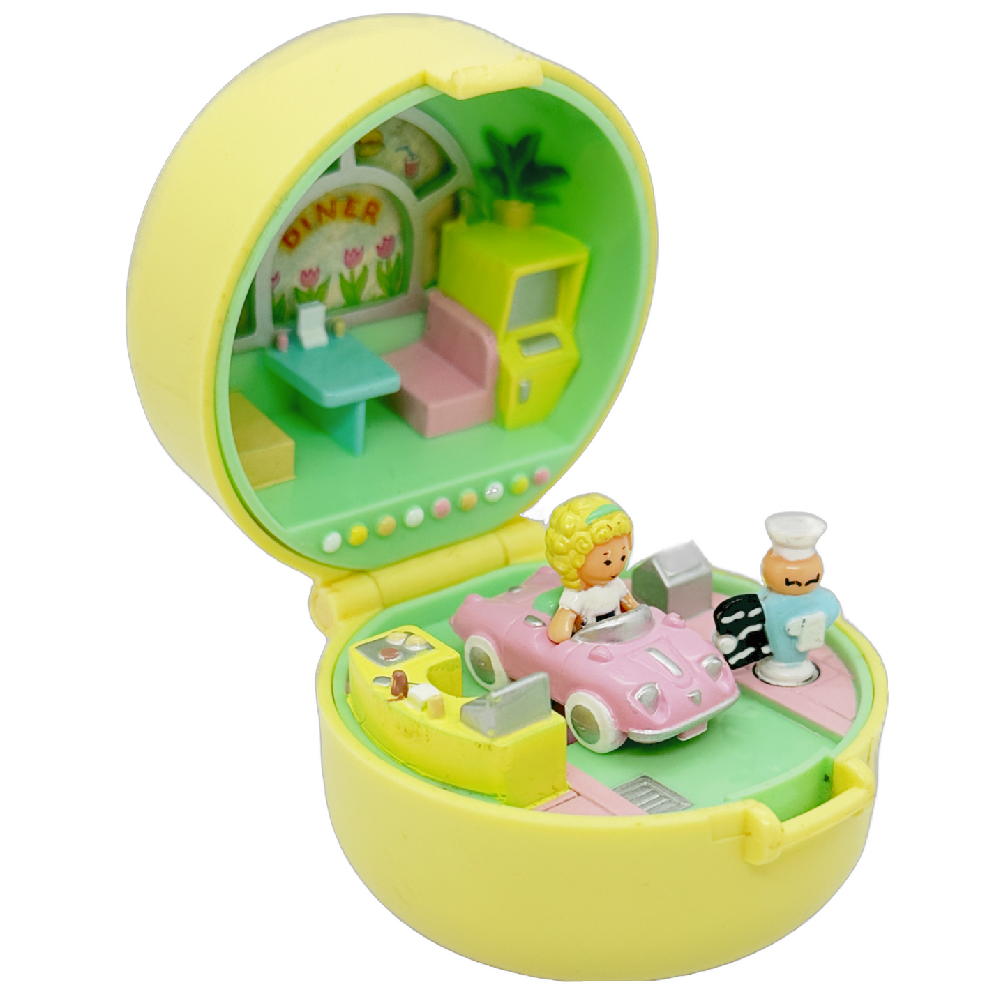 1991 Polly Pocket 50's Diner Ring Complete