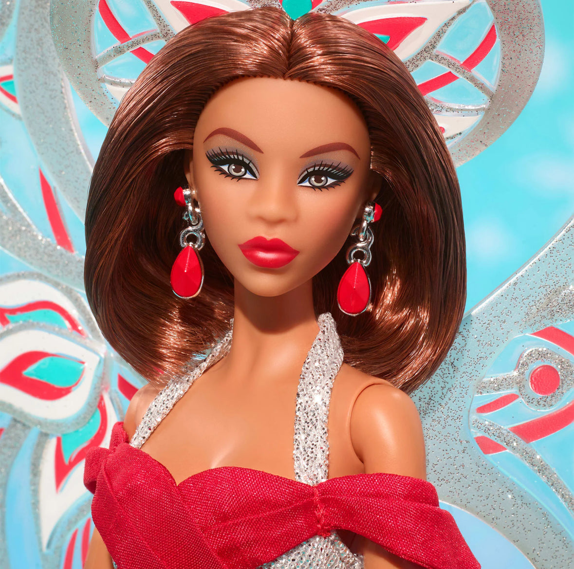 Barbie Signature X Bob Mackie 2023 Holiday Angel Doll image 3