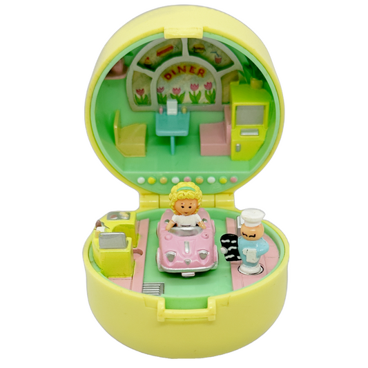 1991 Polly Pocket 50's Diner Ring Complete