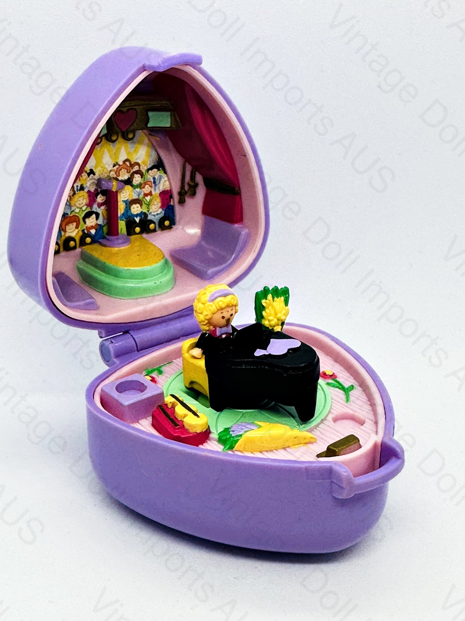 1991 Polly Pocket Piano Recital Ring Box image 2