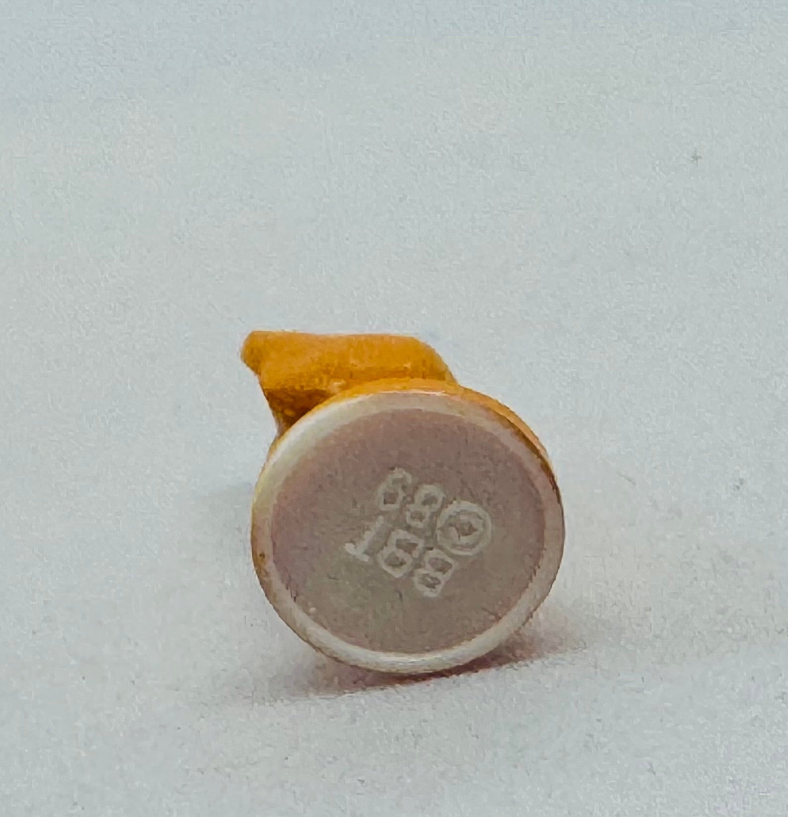 1989 Polly Pocket Ginger Cat Figure - Button's Animal Vet image 1
