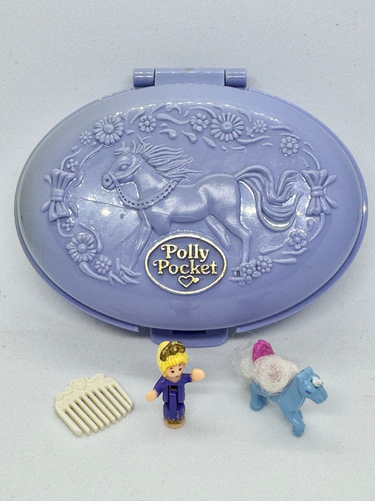 1995 Polly Pocket Unicorn Meadows Compact image 0