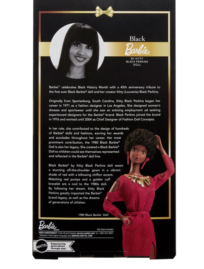 Barbie Signature Anniversary Black Barbie Kitty Perkins Doll image 7