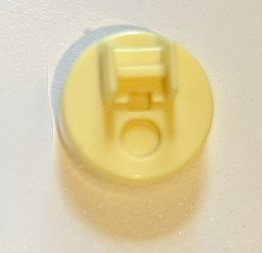 1992 Polly Pocket Stampin Set Accessories - Stampin School Stamp Base Yellow image 0