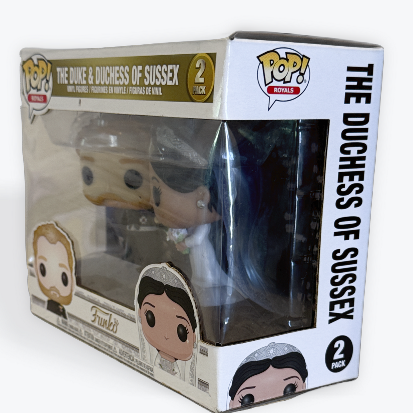 Funko Pop! The Duke & Duchess of Sussex 2 Pack Pop Vinyl - Harry and Meghan