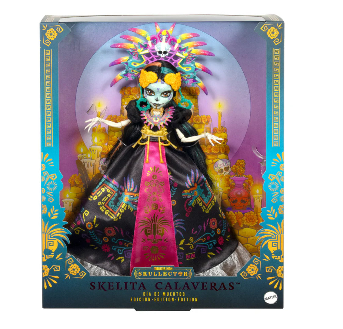 Monster High 2025 Dia De Muertos Skelita Calaveras Collector Doll