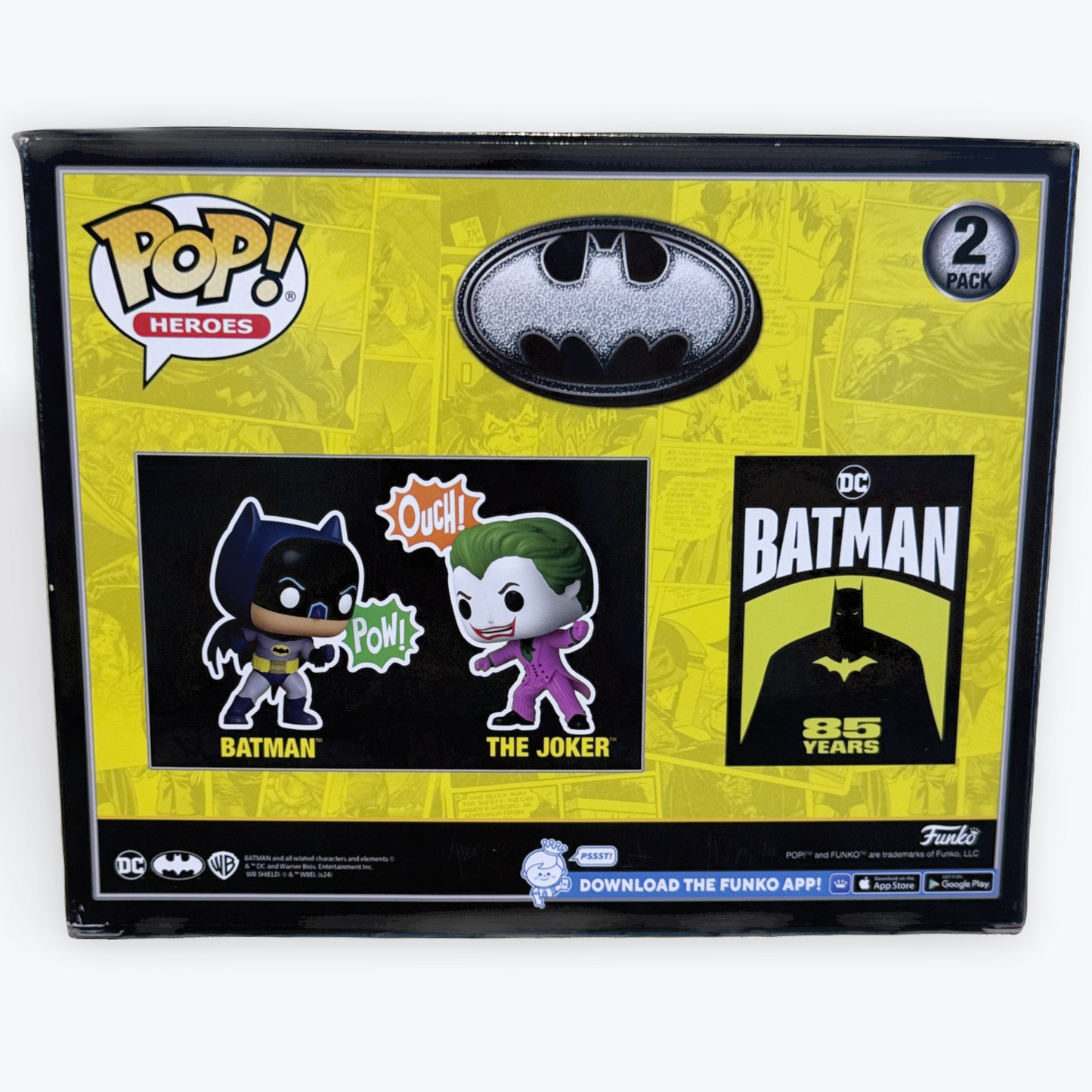 Funko Pop! Batman & The Joker 2 Pack - 85th Anniversary Collectible