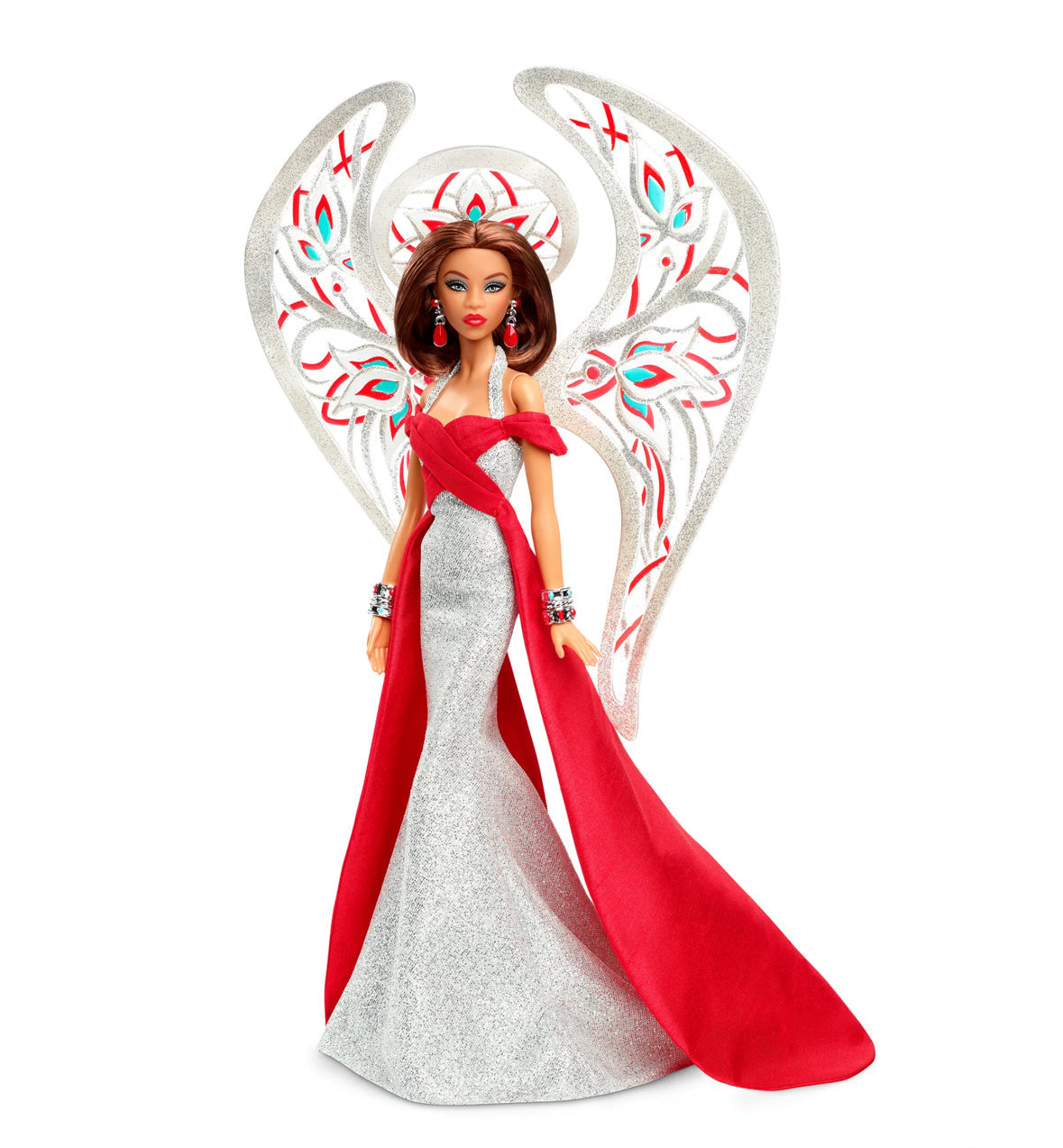 Barbie Signature X Bob Mackie 2023 Holiday Angel Doll image 4