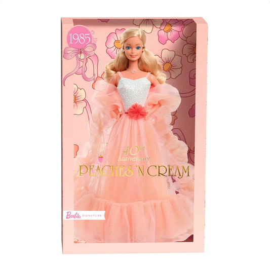 Barbie Signature Peaches n Cream Barbie Blonde Repro Doll image 0