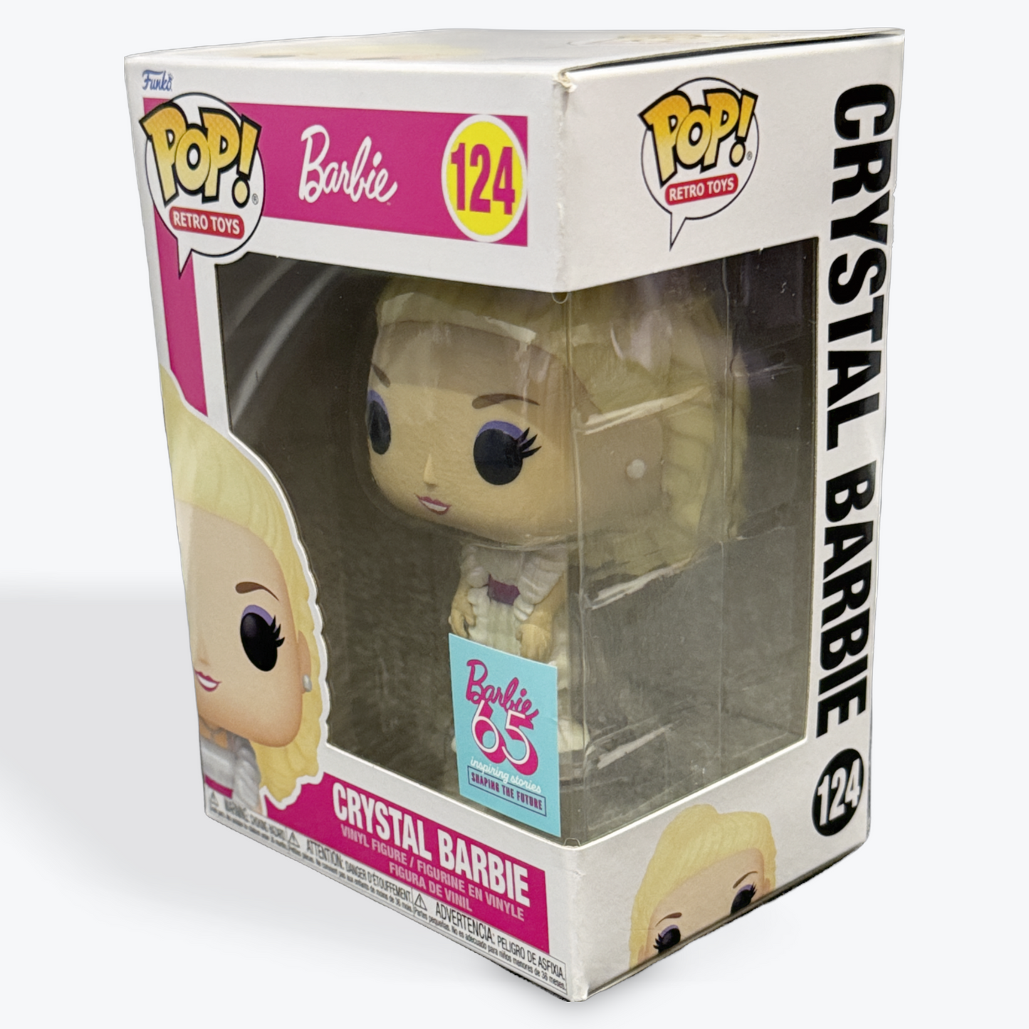 Funko Pop! Vinyl Crystal Barbie 65th Anniversary # 124 BNIB image 1
