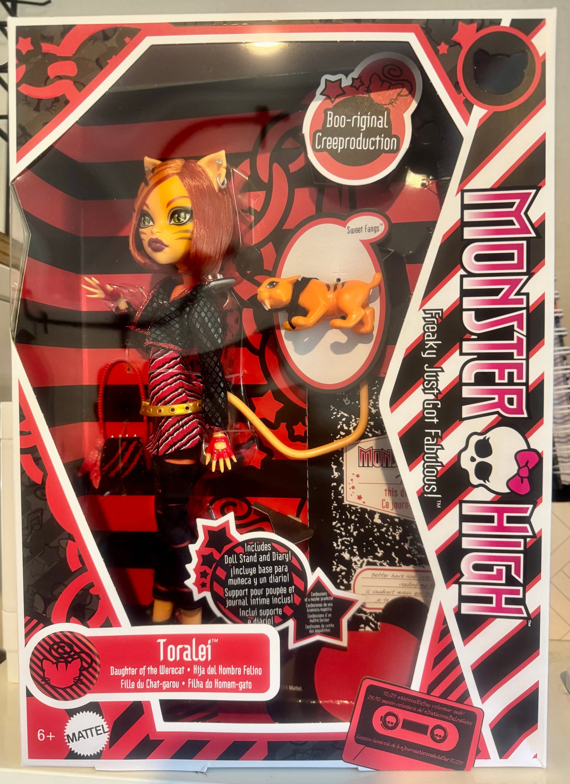 Monster High Boo-riginal Creeproduction G1 Toralei Doll image 4