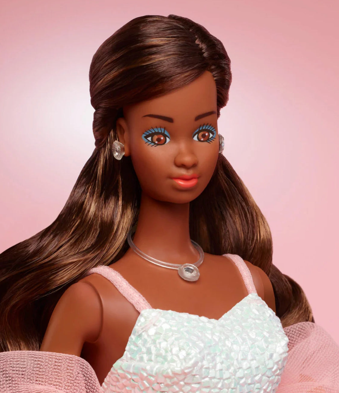 Barbie Signature Peaches n Cream Barbie Brunette Repro Doll image 2