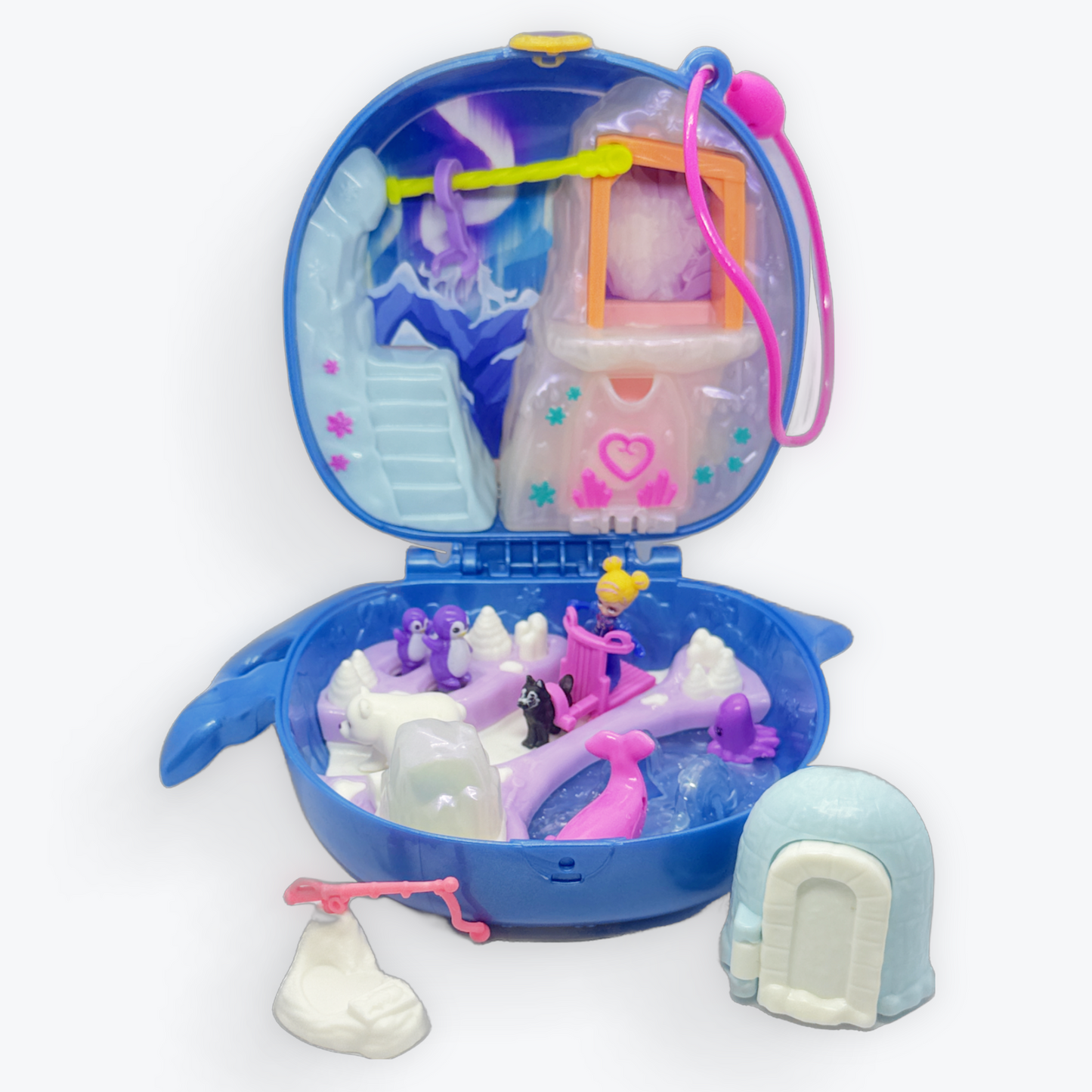 Polly Pocket 2019 Freezin Fun Narwhal Playset GKJ52
