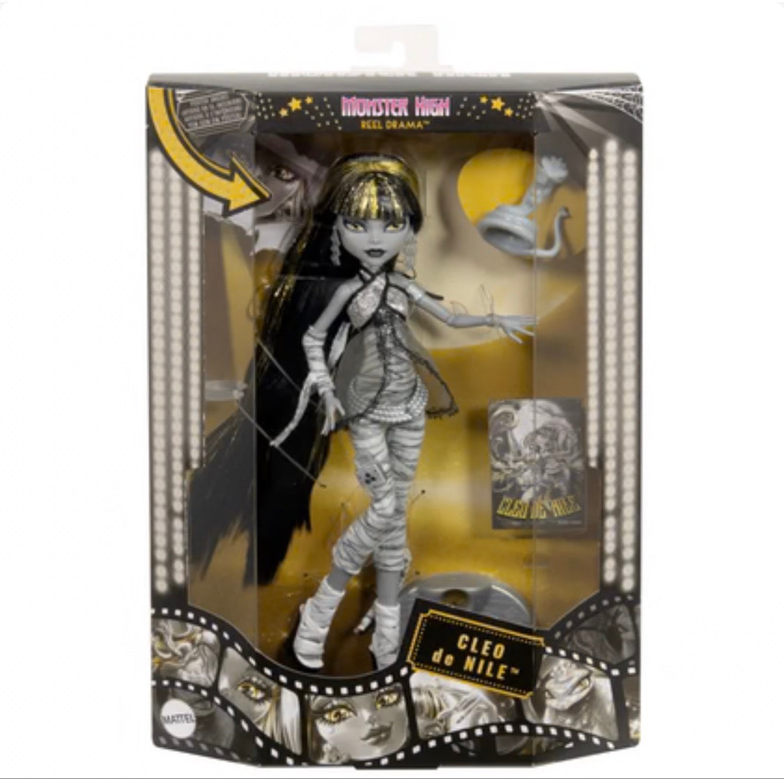 Monster High Reel Drama Cleo De Nile Doll