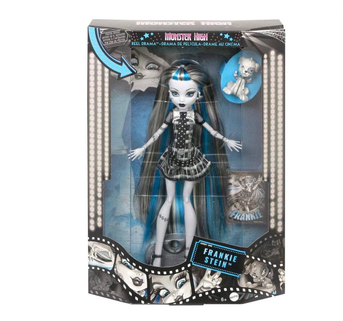 Monster High Reel Drama Frankie Stein Doll