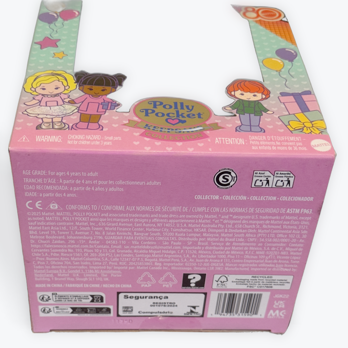 Polly Pocket Heritage Compact Playset 80th Anniversary