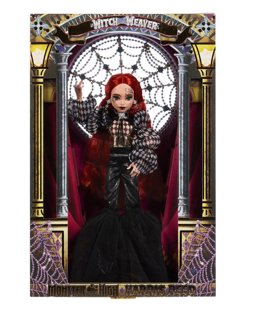 Monster High Witch Weaver Harris Reed Designer Doll CREATIONS Exclusive Release