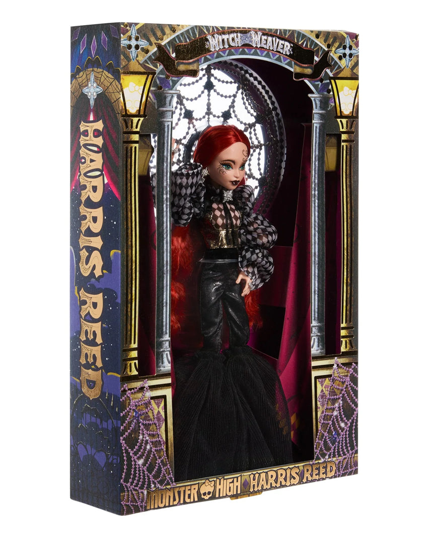 Monster High Witch Weaver Harris Reed Designer Doll CREATIONS Exclusive Release