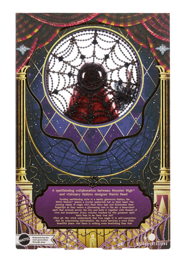 Monster High Witch Weaver Harris Reed Designer Doll CREATIONS Exclusive Release