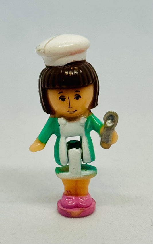 1993 Polly Pocket Pizzeria Chef Belinda Doll