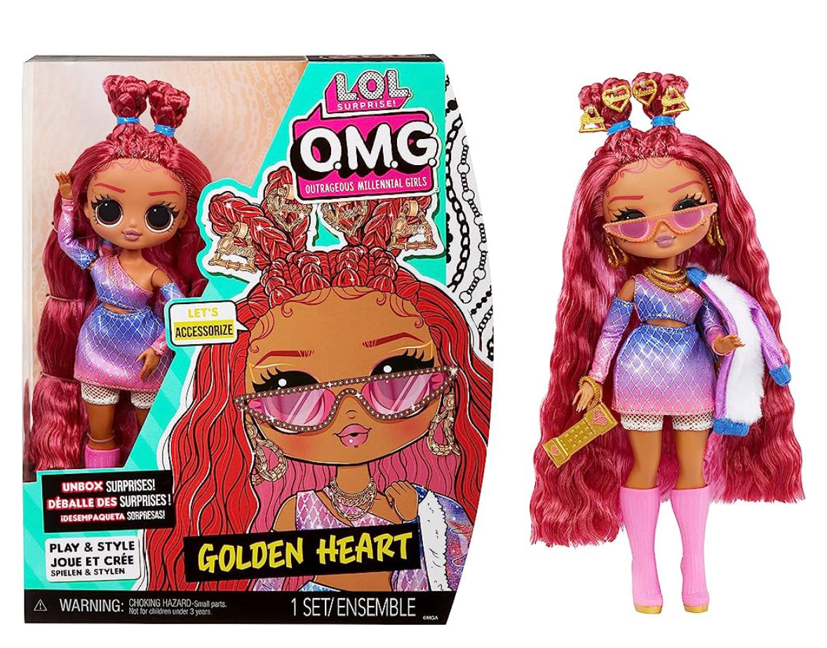 LOL OMG Surprise Golden Heart Fashion Doll