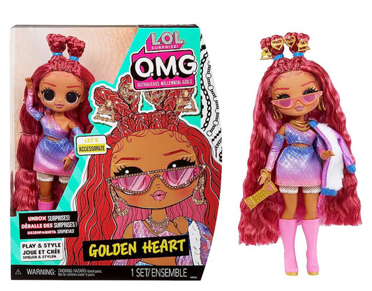 LOL OMG Surprise Golden Heart Fashion Doll