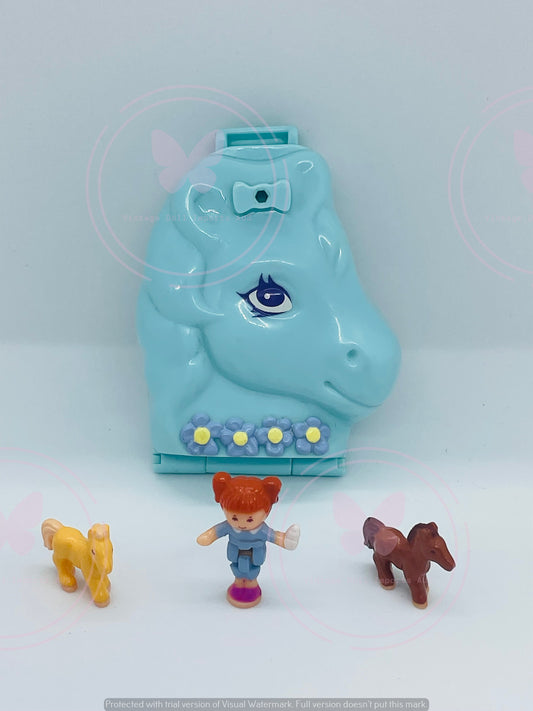 1995 Polly Pocket Pony Sisters Playset