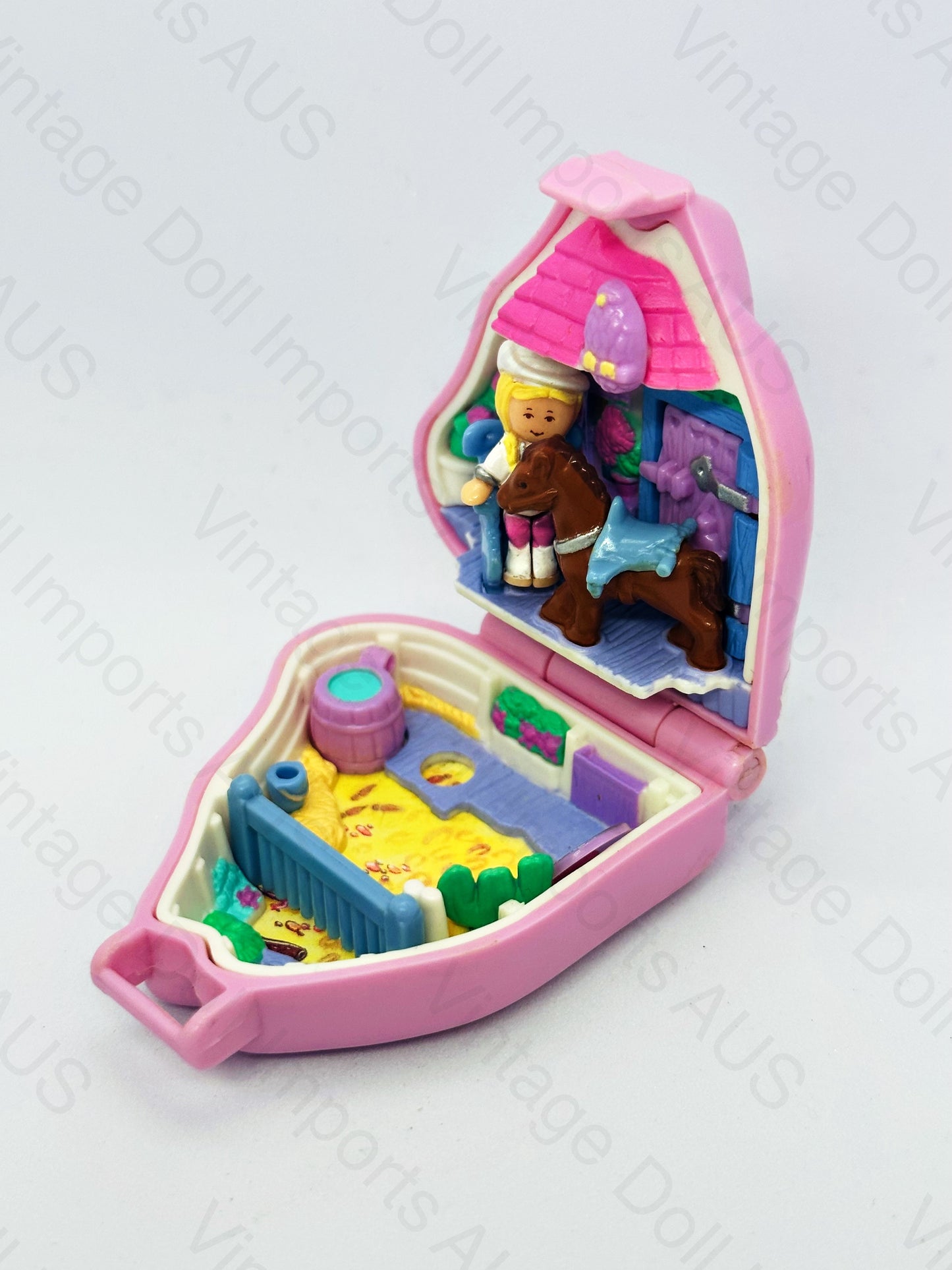 1995 Polly Pocket Western Pony Playset