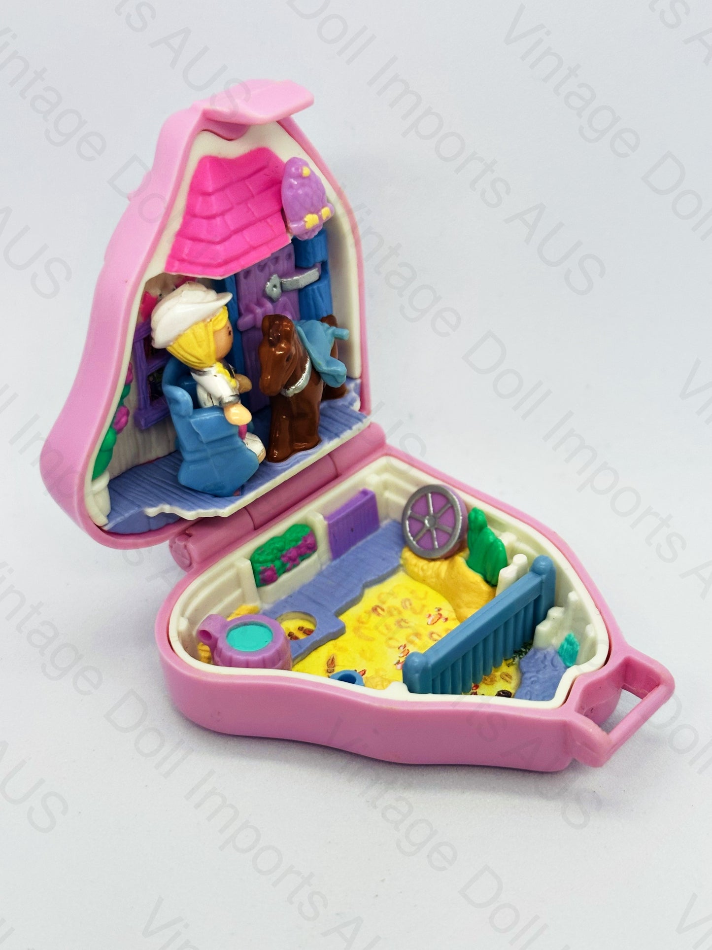 1995 Polly Pocket Western Pony Playset