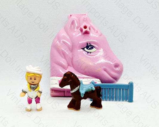 1995 Polly Pocket Western Pony Playset