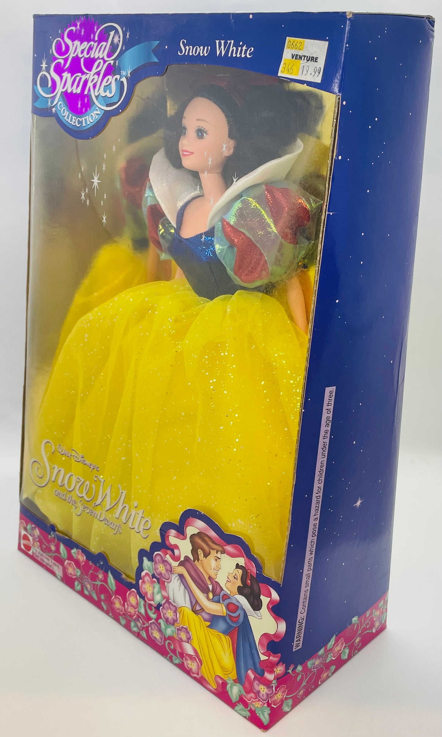 1994 Mattel Disney Snow White Special Sparkles Edition Doll
