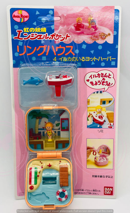 1991 Bandai Angel Pocket Ring Set - Speedboat