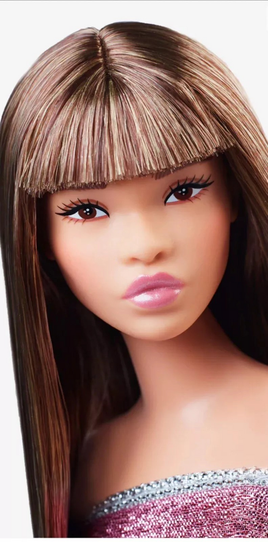Barbie Signature Looks # 24 Doll (Long Brown, Curvy)