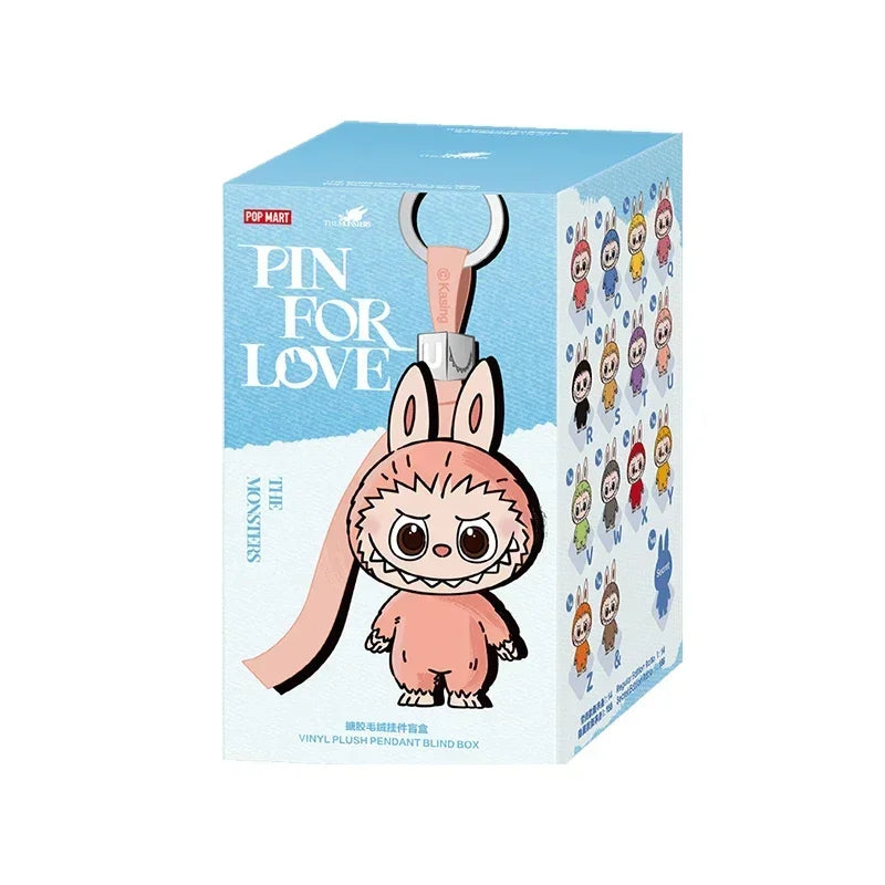 Labubu The Monsters Pin for Love Series Vinyl Plush Pendant POP MART