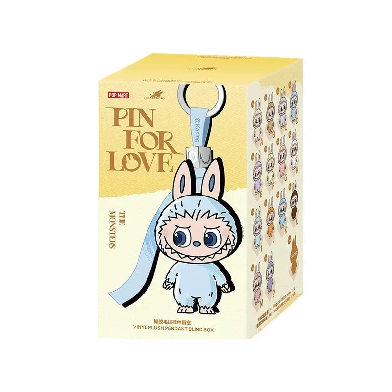 Labubu The Monsters Pin for Love Series Vinyl Plush Pendant POP MART