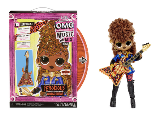 LOL OMG Surprise Remix Rock Ferocious Fashion Doll image 0