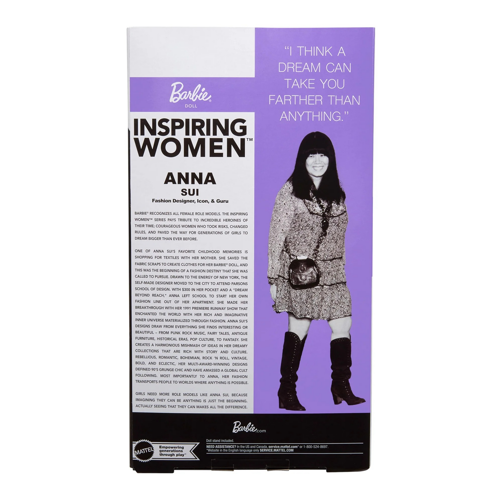 Barbie Signature Barbie Inspiring Women Anna Sui Doll image 5