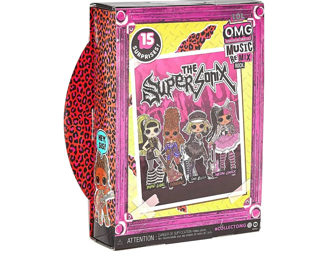 LOL OMG Surprise Remix Rock Ferocious Fashion Doll image 3