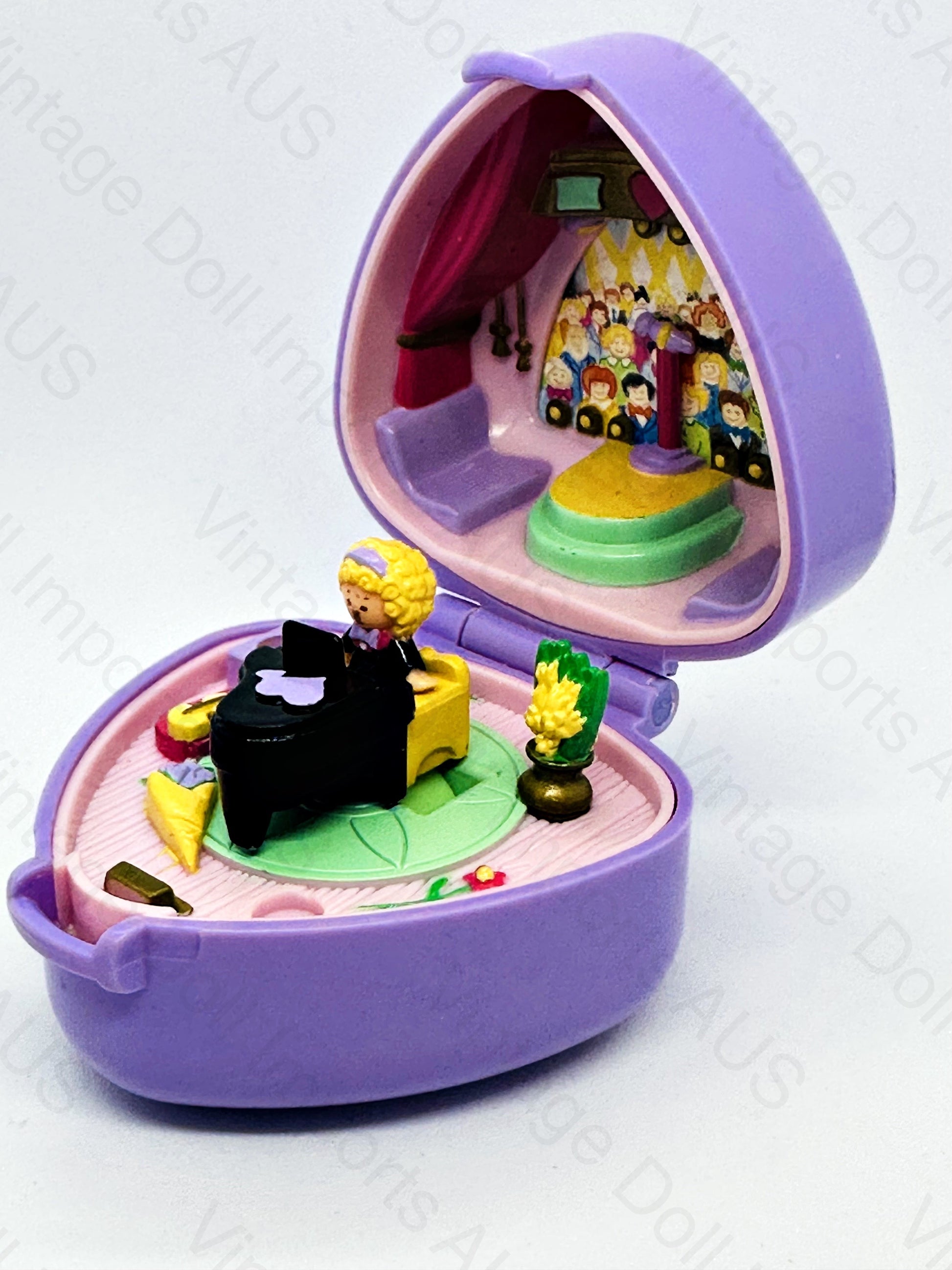 1991 Polly Pocket Piano Recital Ring Box image 1