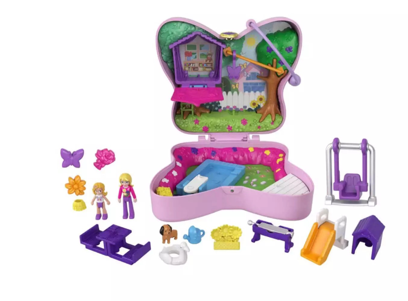 Polly Pocket Backyard Butterfly Playset Large