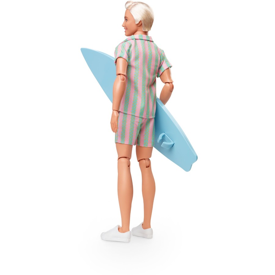 Barbie Signature Movie Ken Wearing Pastel Green Striped Beach Set