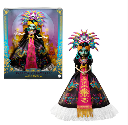 Monster High 2025 Dia De Muertos Skelita Calaveras Collector Doll