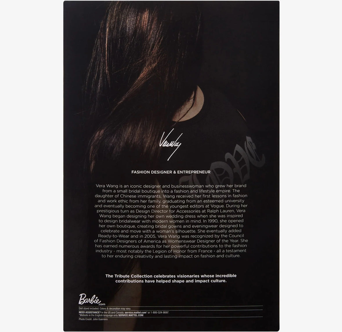 Barbie Signature Tribute Collection Vera Wang Creations Exclusive Doll