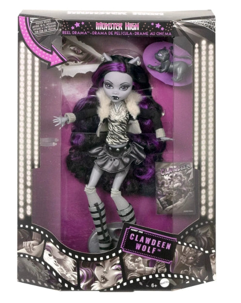 Monster High Reel Drama Clawdeen Wolf Doll